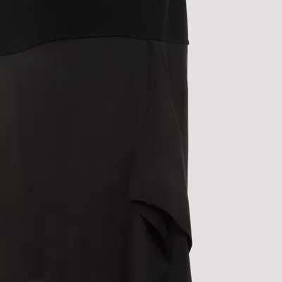 Jil Sander Black Wool Skirt In Black