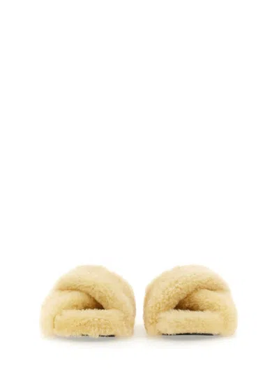 Jil Sander Off-white Oversized Wrapped Sandals In Multicolor