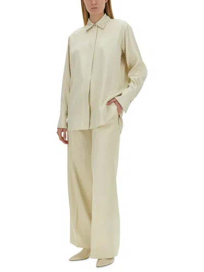 Jil Sander Trousers In Cream