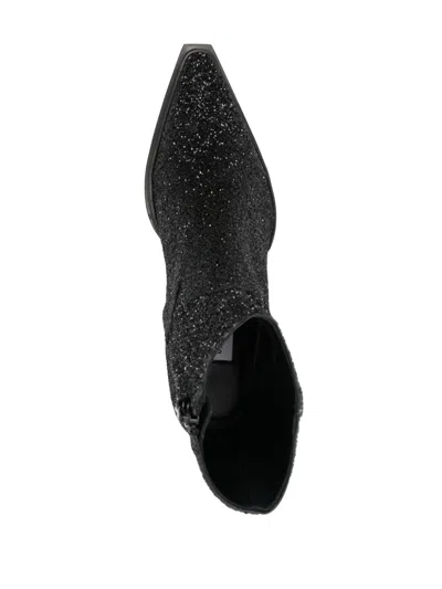 Jimmy Choo Cece Ab 60mm Glitter Ankle Boots In Multicolor