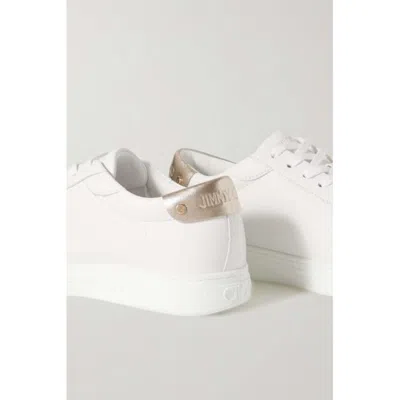 Jimmy Choo Rome Low-top Sneakers In White