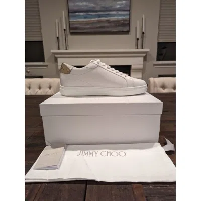 Jimmy Choo Rome Low-top Sneakers In White
