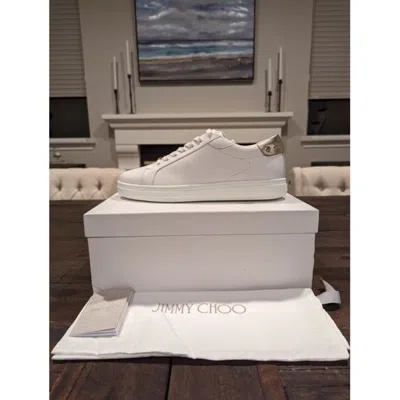 Jimmy Choo Rome Low-top Sneakers In White