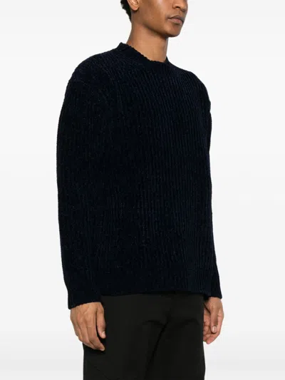 Junya Watanabe Wool Blend Jumper In Black