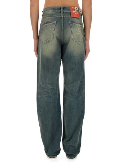 Kenzo Bara Cropped Jeans In Blue
