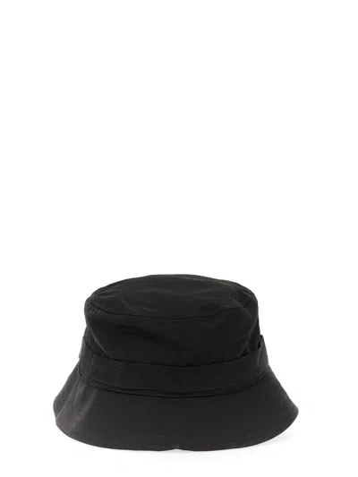 Kenzo Men Bucket Hat With Logo In Black