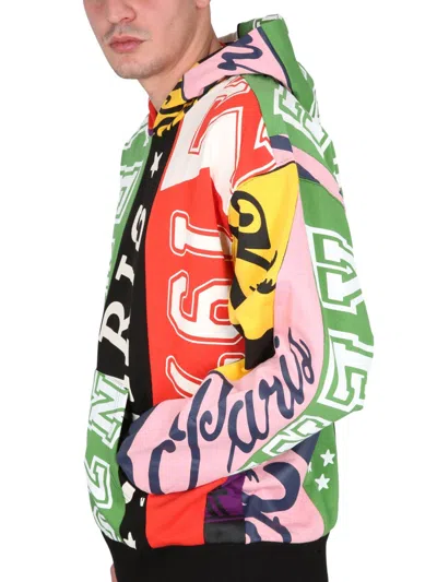 Kenzo Men's Flag Sweatshirt | Size Medium | Fd55sw492 In Multicolor