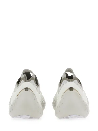 Lanvin Flash-x Mesh Upper Sneakers With Textured Panels In White