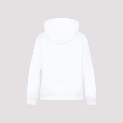 Lanvin Logo Hooded Sweatshirt In White