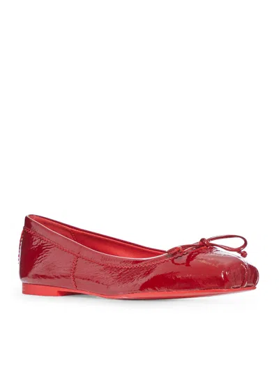 Christian Louboutin Mamadrague Patent Flat In Red