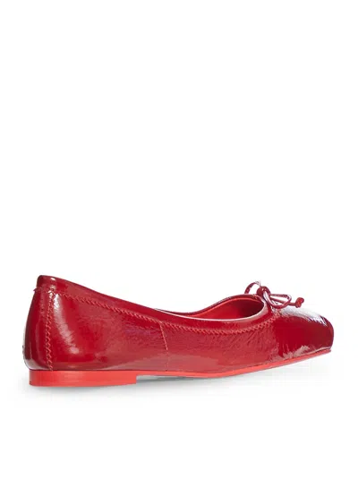 Christian Louboutin Mamadrague Patent Flat In Red