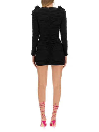 Magda Butrym Women's Dress With Ruffles In Black