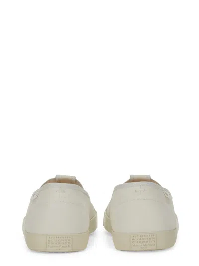 Maison Margiela Rubber Sole Sneakers Featuring Cut-out Detail In White