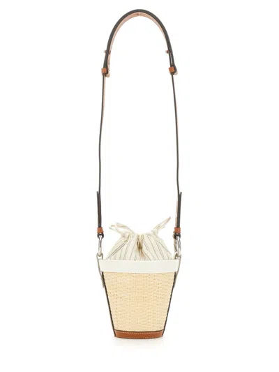Maison Margiela Women Fire Bucket Bag In White