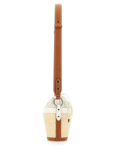Maison Margiela Women Fire Bucket Bag In White
