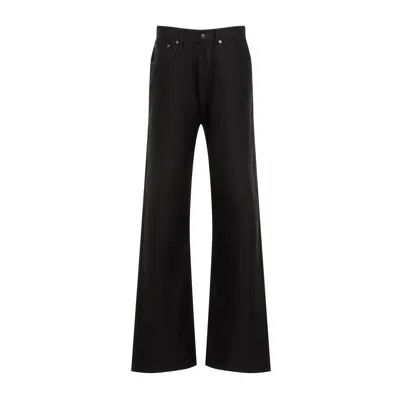 Maison Margiela Black Cotton 5 Pockets Pants In Black