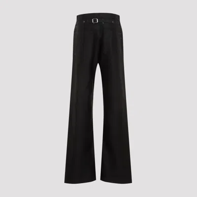Maison Margiela Black Cotton 5 Pockets Pants In Black