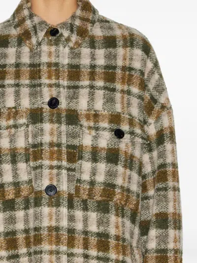 Isabel Marant Étoile Marant Etoile Women Fontizi Wool Blend Coat In Multicolor