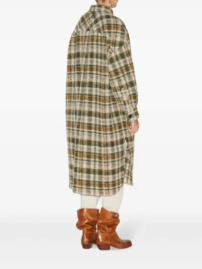 Isabel Marant Étoile Marant Etoile Women Fontizi Wool Blend Coat In Multicolor