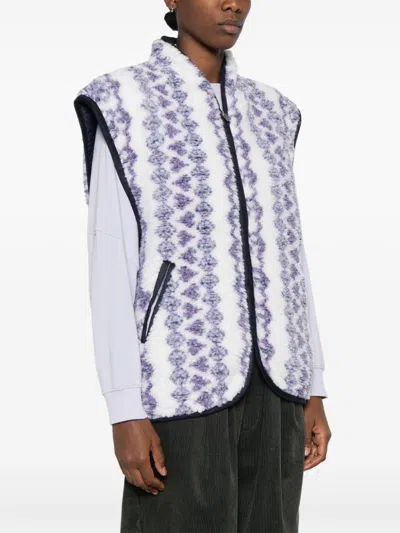 Shop Isabel Marant Étoile Marant Etoile Women Printed Reversible Vest In Multicolor