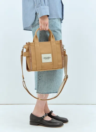 Marc Jacobs Medium The Leather Tote Bag In Cream