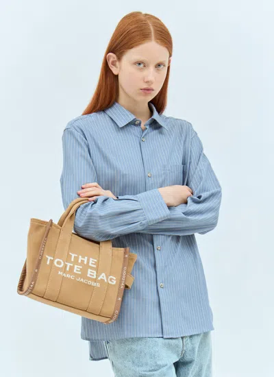 Marc Jacobs Medium The Leather Tote Bag In Cream