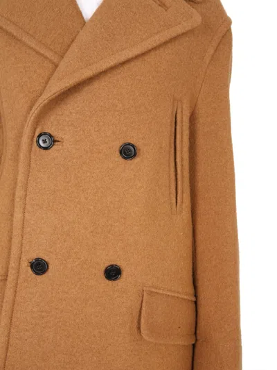 Marni Double-breasted Virgin Wool Jacket For Women In Cream
