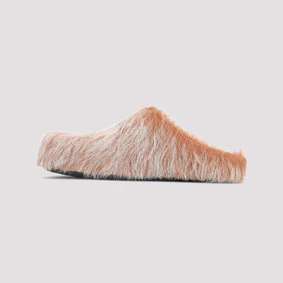Marni Fussbett Sabot Slippers In White