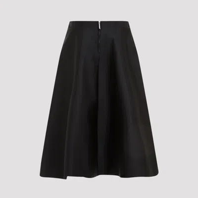 Marni Polyamide Midi Skirt In Black