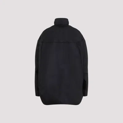 Marni Black Front Zipped Nylon Jacket In Black