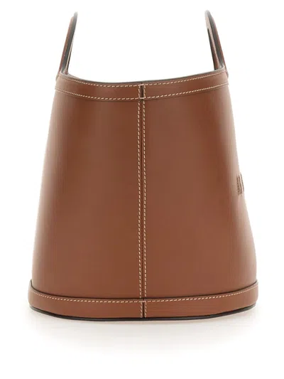 Marni Small Tropicalia Top Handle Bag In Brown