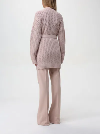 Max Mara Cardigan Woman Blush Pink Women In Pink