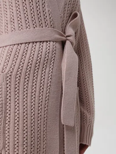 Max Mara Cardigan Woman Blush Pink Women In Pink