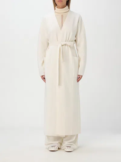 Max Mara Gordon Belted Stretch-jersey Jacket In White