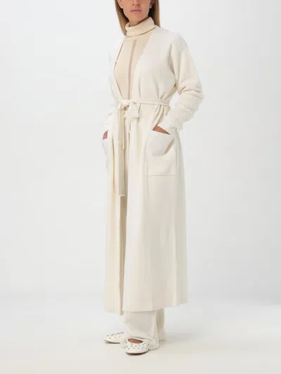 Max Mara Gordon Belted Stretch-jersey Jacket In White