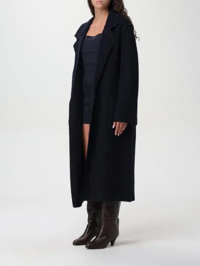 Max Mara Coat Woman Blue Women In Blue