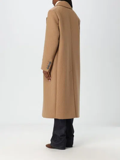 Max Mara Coat Woman Camel Women In Brown