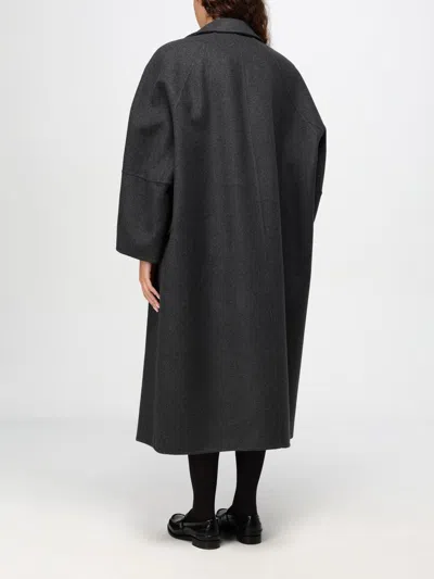 Max Mara Coat Woman Grey Women In Gray
