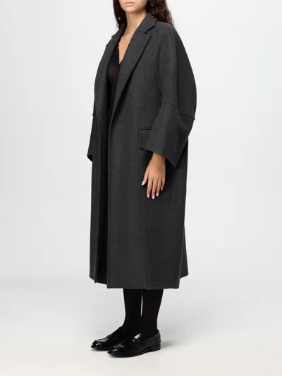 Max Mara Coat Woman Grey Women In Gray