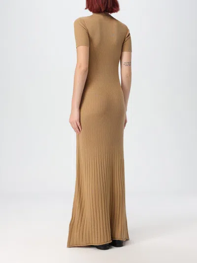 Max Mara Dress Woman Beige Women In Cream