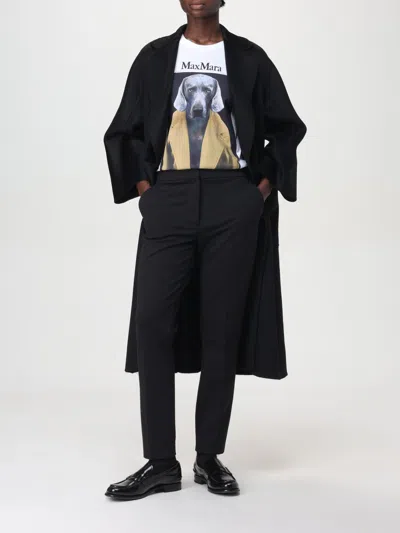 Max Mara Pants  Woman Color Black In Black