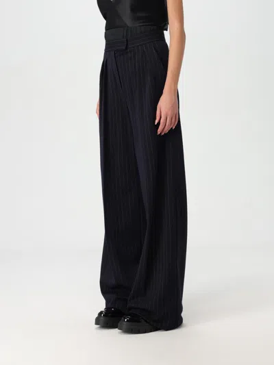 Max Mara Pants Woman Blue Women In Blue