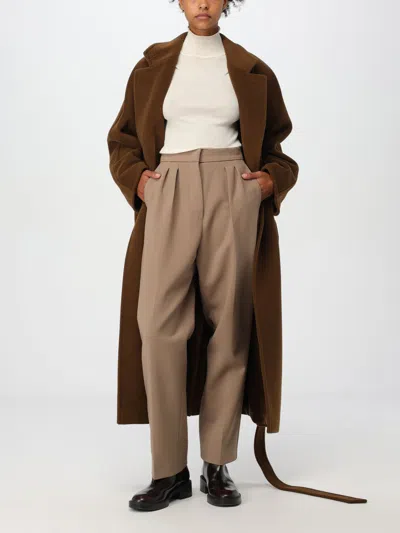 Max Mara Pants  Woman Color Hazel In Brown