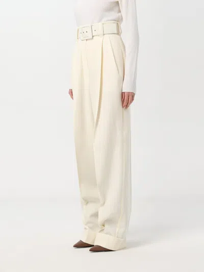 Max Mara Pants  Woman Color White In White