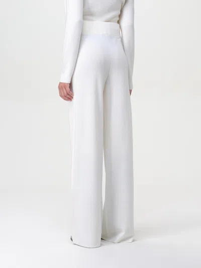 Max Mara Studio Pants Woman White In White