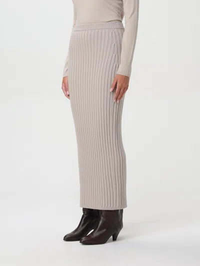 Max Mara Skirt Woman Beige Women In Cream