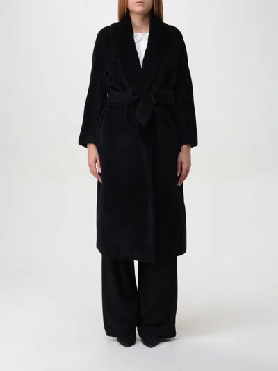 Max Mara Maxmara Studio Usa Coat In Black