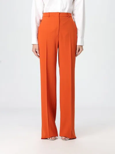 Max Mara Studio Pants Woman Orange Women In Orange