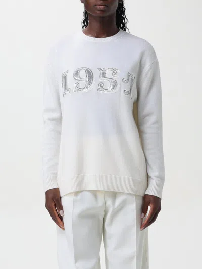 Max Mara Sweater Woman Yellow Cream Women In Cream