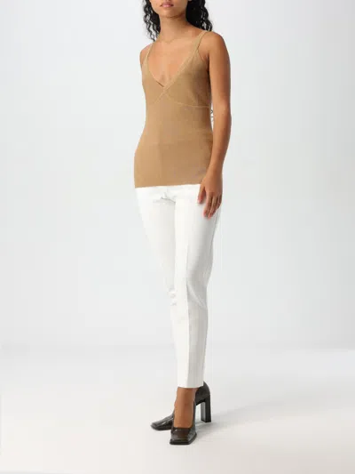 Max Mara Top Woman Beige Women In Cream